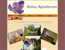 Tablet Screenshot of annaapartmangyula.hu